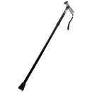 Drive Medical Folding Aluminum Cane with Gel Grip Black Adjustable Height, 300 Lbs Capacity