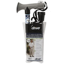 Drive Medical Folding Aluminum Cane with Gel Grip Black Adjustable Height, 300 Lbs Capacity