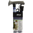 Drive Medical Folding Aluminum Cane with Gel Grip, Adjustable Height, 300 lb Capacity, Blue Crackle