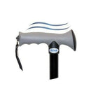 Drive Medical Folding Aluminum Cane with Gel Grip, Adjustable Height, 300 lb Capacity, Blue Crackle