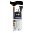 Drive Medical Folding Cane, Black Floral, Adjustable 33-37 Inchese, 300 lbs Capacity
