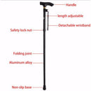 Drive Medical Folding Cane Pistol Grip Adjustable, Black Twist