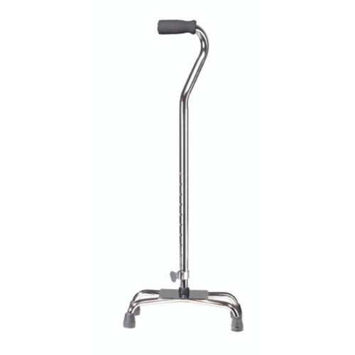 Quad Cane-Small Base with Vinyl Grip