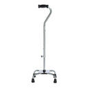 Quad Cane Heavy Duty Chrome Large Base with 500 lb weight capacity by Drive Medical. Moovkart