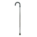 Drive Medical Adjustable Aluminum Cane with Vinyl Grip, 300 lbs Capacity and Standard Handle Silver