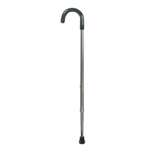 Drive Medical Adjustable Standard Handle Aluminum Cane, Silver