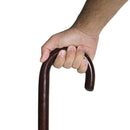 Harvy Surgical Supply Hardwood Walking Cane Durable Balance Support With Rubber Tip, Moovkart
