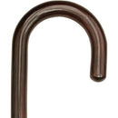 Harvy Surgical Supply Wood Cane with Hand-Bent Hardwood Frame and Rubber Safety Tip, Walnut