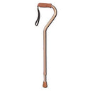 Drive Medical Deluxe Offset Adjustable Walking Cane with ergonomic handle and wrist strap. Moovkart