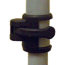 Drive Medical Offset Aluminum Cane with Tab-Loc Silencer for Walking Support, Black