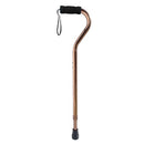 SkyMed Bariatric Aluminum Cane With Adjustable Height And Soft Foam Grip Bronze Finish Heavy Duty Support, Moovkart