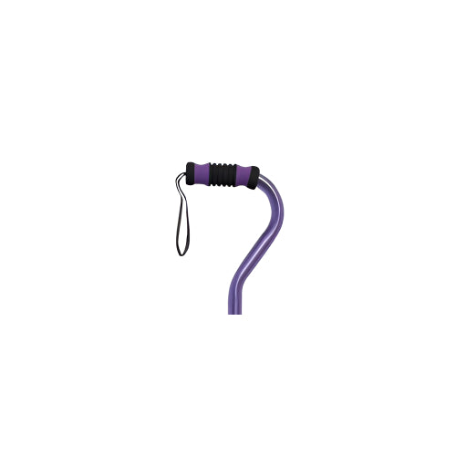 SkyMed Adjustable Bariatric Cane Purple with Foam Grip and Slip-Resistant Rubber Tip. Moovkart