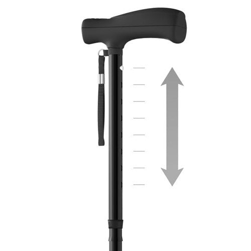 Drive Medical HurryCane Freedom Edition Cane, Black