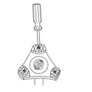 HurryCane Replacement Feet, Pack of 3 – Non-Slip Cane Tips