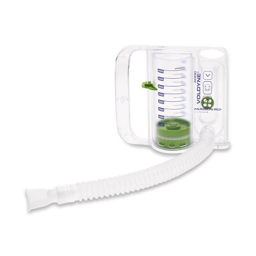 Voldyne incentive spirometer with flow indicator for respiratory therapy. Moovkart