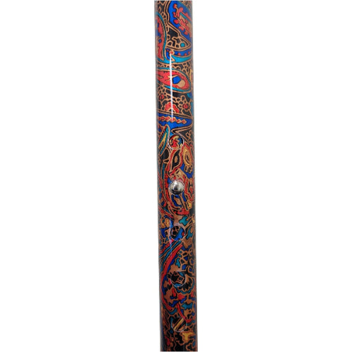 Alex Orthopedic Offset Handle Aluminum Cane, Paisley