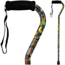 Alex Orthopedic Offset Handle Aluminum Cane, Color Canterbury, Each