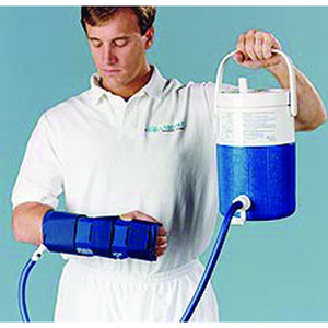 Aircast Hand and Wrist Cryo Cuff Only for Targeted Cold Therapy and Adjustable Compression Support