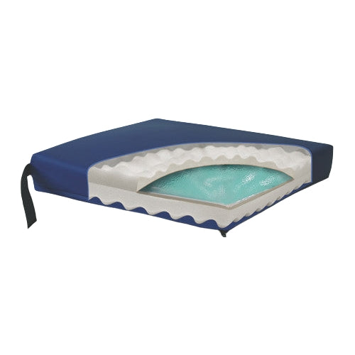 Gel Convoluted Foam Cushion 18 x 16 x 3 Navy