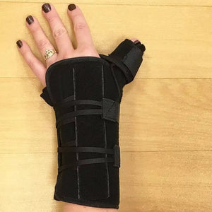 Advanced Orthopaedics Universal Wrist Brace with Thumb Spica and Adjustable Stays for Stabilized Support Hover