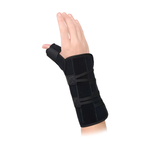 Advanced Orthopaedics Universal Wrist Brace with Thumb Spica provides Adjustable, durable wrist support for optimal recovery and comfort, Moovkart.
