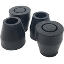 Durable non-slip Drive Medical Small Base Quad Cane Tips for stability, Moovkart