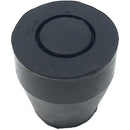 Drive Medical Cane Tips with Non-Slip Rubber Grip for Walkers and Canes in Black, Pack of 4