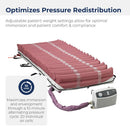 Drive Medical 8 inches Low Air Loss Mattress System providing advanced pressure relief and comfort, Moovkart