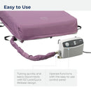 Drive Medical 8 inches Low Air Loss Mattress System featuring quick-release CPR valves and support, Moovkart