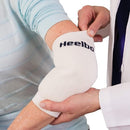 Heelbo Heel and Elbow Protectors with foam padding, White for long-term skin protection. Moovkart