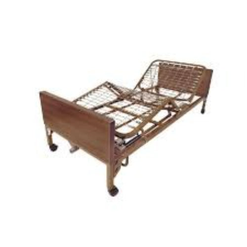Full Electric Bed Pkg with Half Rails & Fibercore Mattress