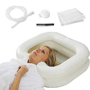 SP Ableware Inflatable Hair Shampoo Unit, Bedside Use with Neck Support and Drain Tube for Comfort