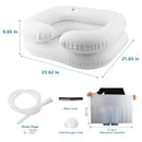 SP Ableware Inflatable Hair Shampoo Unit, Bedside Use with Neck Support and Drain Tube for Comfort