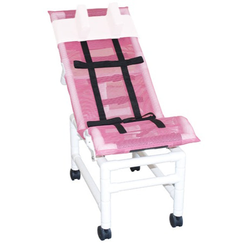 Drive Medical PVC Reclining Bath Chair with Base, Large, for safe and comfortable bathing support