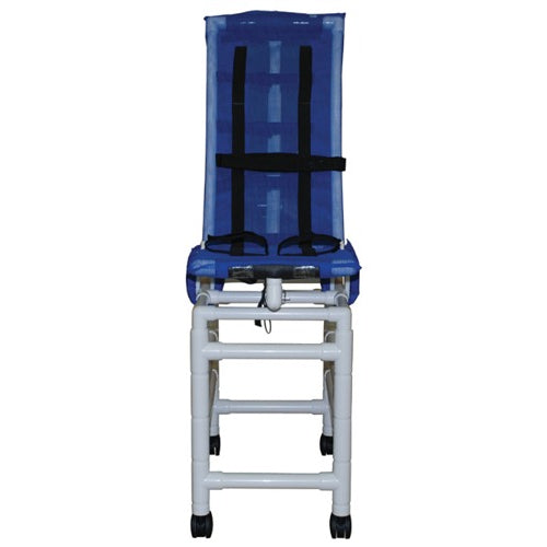 Drive Medical Articulating Bath Chair with 2 Base Extensions, Medium, providing adjustable support for comfort and safety during bathing.