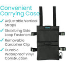 Vive Health Crutch Bag Pouch with Foam Hand Grip Pads