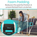 Vive Health Crutch Bag Pouch with Foam Hand Grip Pads