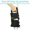 Vive Health Crutch Bag Pouch with Foam Hand Grip Pads