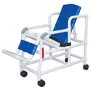 MJM International Tilt-N-Space Pediatric Reclining Shower Chair with Soft Open Front Seat