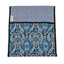 SP Ableware Quilted Walker Bag, Double-Sided Storage Organizer for Mobility Aid, Blue Print, 15.5 x 6.5 x 1.5 Inches