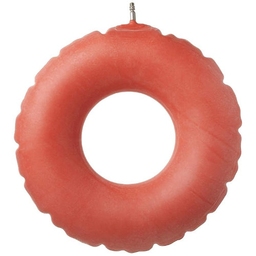 Drive Medical Inflatable Rubber Ring Cushion, Red