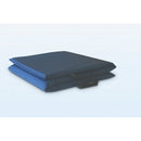 Drive Medical Tri-Fold Bedside Mat, Navy, cushioned safety mat with 3-ply vinyl for easy cleaning, Moovkart