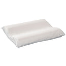 DMI Contoured Cervical Foam Pillow – Orthopedic Neck Support with Washable White Cover, Moovkart
