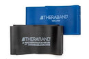 Thera-Band Heavy Resistance Exercise Band Set for Upper and Lower Body Workouts, Blue and Black