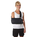 Ossur arm sling showing canvas material and integrated padding. Moovkart.