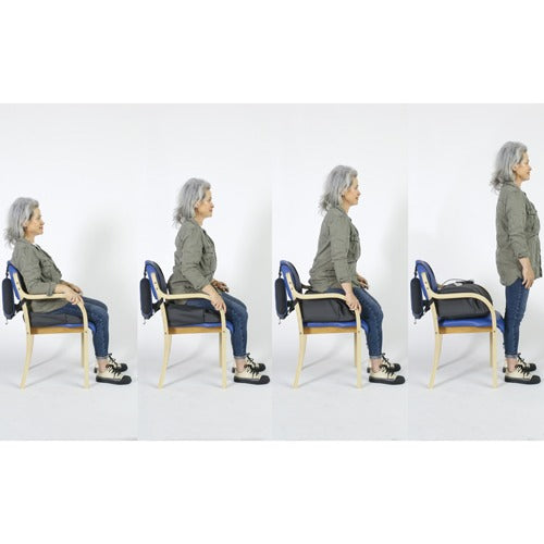 Travel Sit n Stand seat with rechargeable battery for seniors, Moovkart