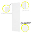 Microscope Slides, 1/4 Frosted Glass, Pack of 72 with Rounded Corners