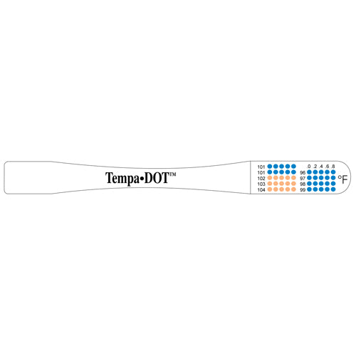 Tempa-Dot Disposable Thermometer, Non-Sterile, Box of 100