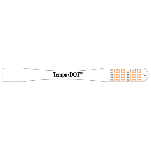 Tempa-Dot Disposable Thermometer, Non-Sterile, Box of 100
