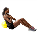 Close-up of Thera-Band 9-inch Mini Ball showing soft, non-slip PVC surface, Moovkart
